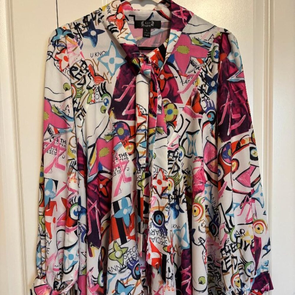 Op Art Blouse